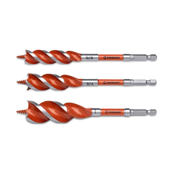 Crescent 3-Piece High Speed Auger Set - Image 2