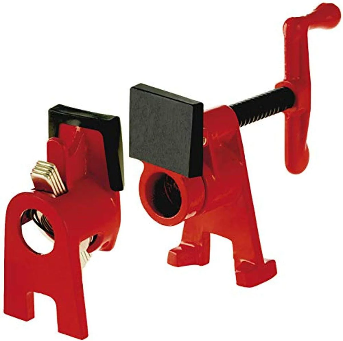 Bessey BPC-H34, 3/4-In. H Style Pipe Clamps - Incredibly Versatile, Easy To Assemble, Indespensable Workshop Clamp For Woodworking, Carpentry, Home Improvement, and DIY Projects - Image 2