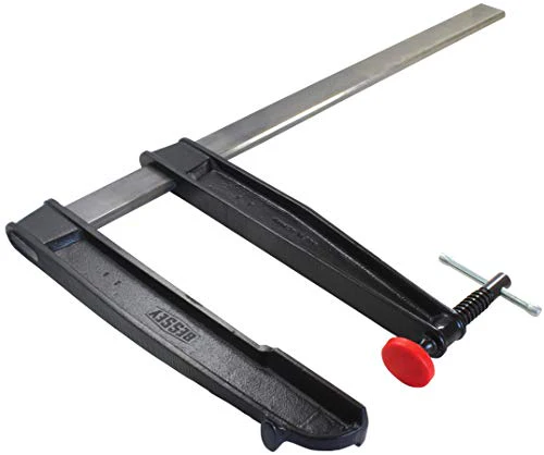 BESSEY Deep Reach Tradesman's Bar Clamp - 12 In. Throat x 24 In - CDS24-12WP - Woodworking Clamps with Wooden Handle, Ideal for Home Improvement, Workbench Projects, Carpentry and Cabinetry - Image 3