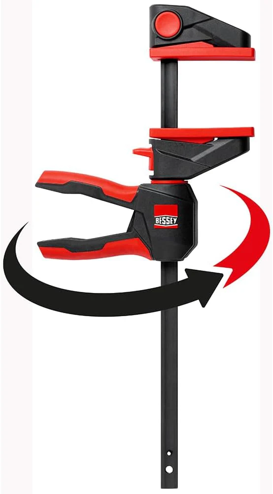 ‎BESSEY | ‎EHKL360-06 | Bessey EHKL360, 6 In, Trigger Clamp and Spreader 360 Rotating Handle One-Hand Bar Clamps, Black - Image 5