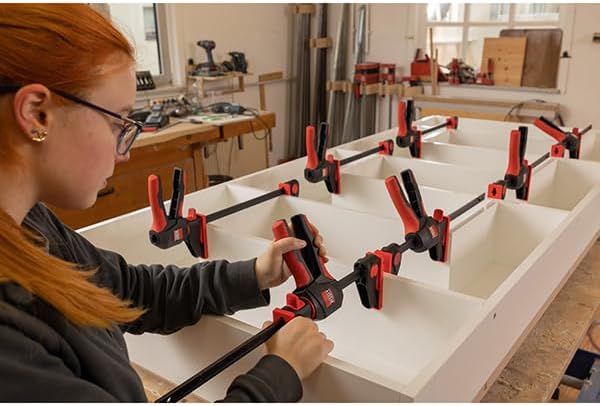 ‎BESSEY | ‎EHKL360-06 | Bessey EHKL360, 6 In, Trigger Clamp and Spreader 360 Rotating Handle One-Hand Bar Clamps, Black - Image 7