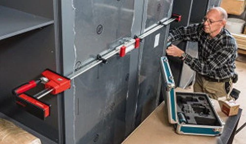 BESSEY KREX2450 K Body REVO Clamp Kit, 2 x 24 In., 2 x 50 In. and 2 KBX20 Extenders - 1700 lbs Nominal Clamping Force. Spreader, and Woodworking Accessories - Clamps and Tools for Cabinetry - Image 7