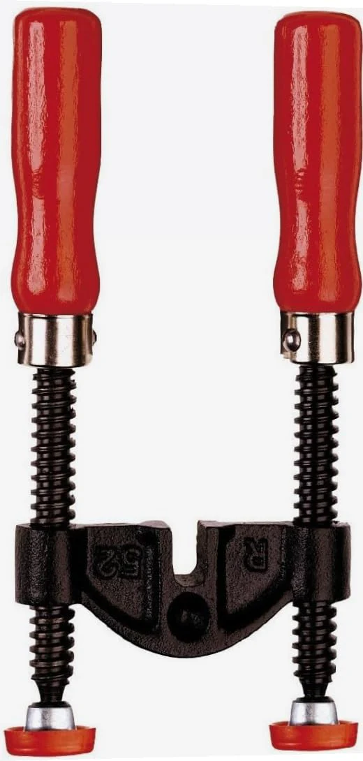 Bessey KT5-2 Edge clamp with two wooden handle, Black/Red/Silver - Image 4