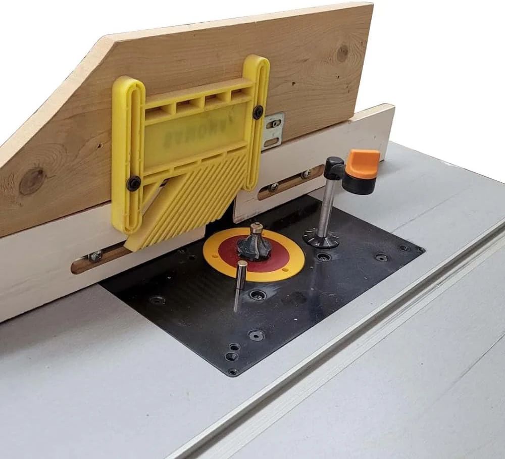 Big Horn 18101 9-Inch x 12-Inch Router Table Insert Plate with Guide Pin & Snap Rings - Image 7