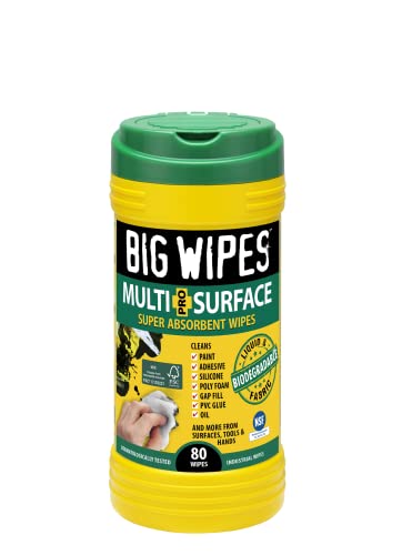BIG WIPES Multi-Surface Wipes 80 Count (80 Count (Pack of 1), Multi-Surface) - Image 2