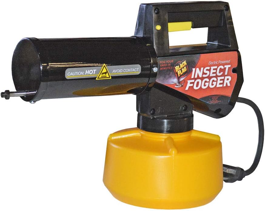 Black Flag 190107 Electric Insect Fogger for Killing and Repelling Mosquitoes, Flies, and Flying Insects Outdoors, Yellow & Black - Image 2