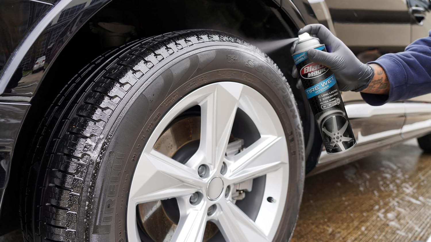Black Magic 120079 Intense Tire Wet, 17 oz. (Pack of 1) - Image 3