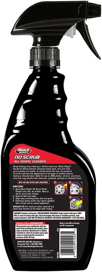 Black Magic BM41023 No Scrub Wheel Cleaner, 23 Fluid Ounces (Pack of 1) - Image 2