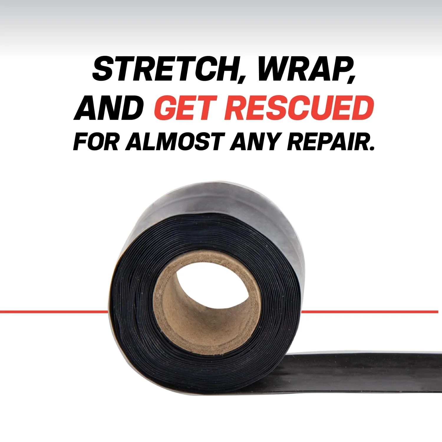 Bond It Rescue Tape, Self-Fusing Silicone for Emergency Plumbing, Pipe & Hose Repair, Electrical Insulation, Waterproof, 950PSI, Made in USA, 1" x 12', Orange - Image 3