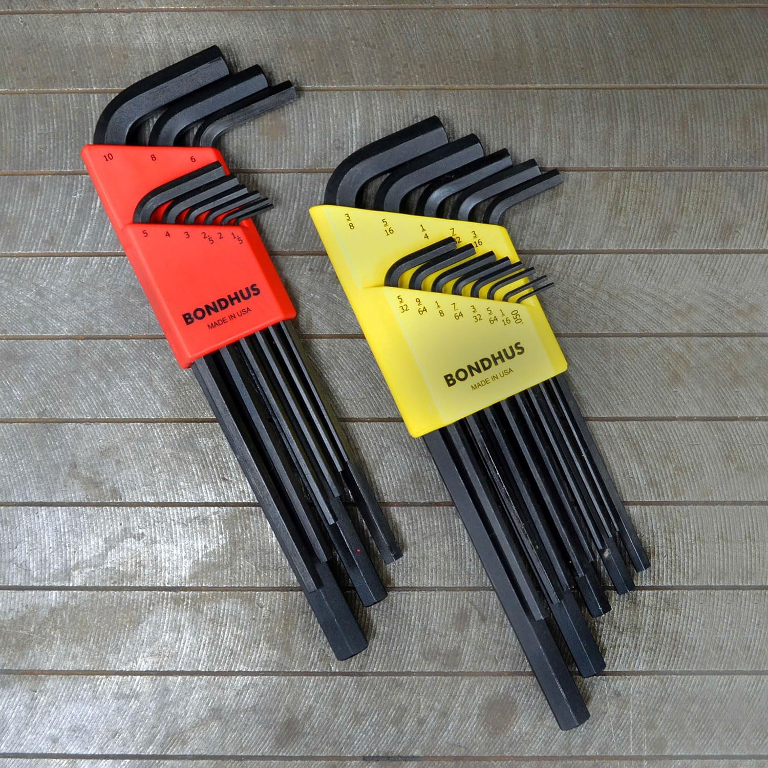 Bondhus 22199 Hex L-Wrench DoublePK, Long Length, 12137 .050-3/8" & 12199 1.5-10mm, Multicolor - Image 7