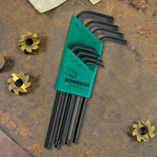 Bondhus 31834 Long Length Star-Tipped L-Wrenches, 8 Piece Set, sizes T9-T40 - Image 7