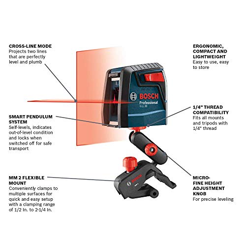 BOSCH Self-Leveling Cross Line High Power Laser - Image 2