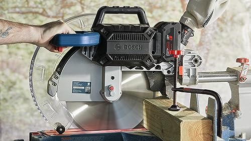 Bosch PROFACTOR 18V Surgeon 12in Dual Bevel Slide Miter Saw Kit with (1) CORE18V 8.0 Ah PROFACTOR Performance Battery - Image 10