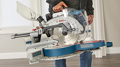 Bosch PROFACTOR 18V Surgeon 12in Dual Bevel Slide Miter Saw Kit with (1) CORE18V 8.0 Ah PROFACTOR Performance Battery - Image 12