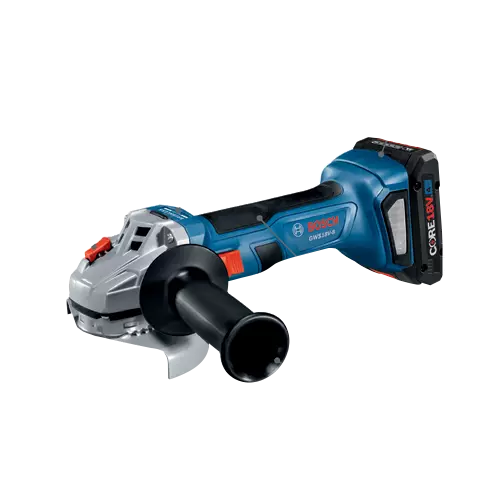 BOSCH 18V Brushless 4-1/2" Angle Grinder w/ (1) 4.0 Ah CORE Compact Battery - Image 2