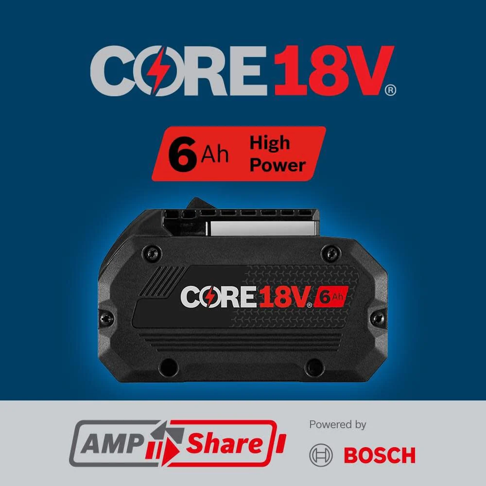 Bosch 18V CORE Lithium-Ion 6Ah High Power Battery - Image 6