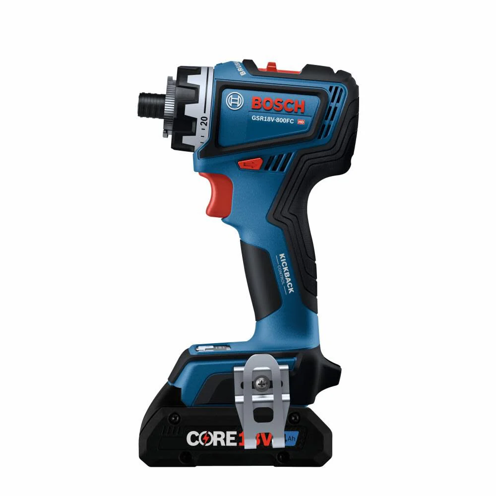 BOSCH 18V Drill/Driver with 5-In-1 Flexiclick System and 2pk CORE18V 4Ah Advanced Power Battery - Image 2