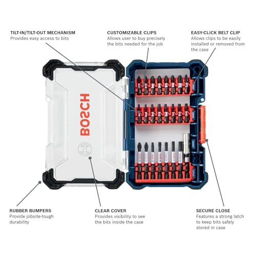 Bosch Impact Tough Drill Drive Custom Case System Set - Image 43