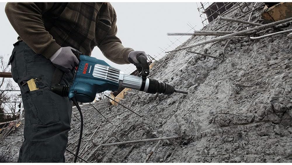 BOSCH DH1020VC Inline 15 Amp SDS-Max Demolition Hammer with Vibration Control - Image 6