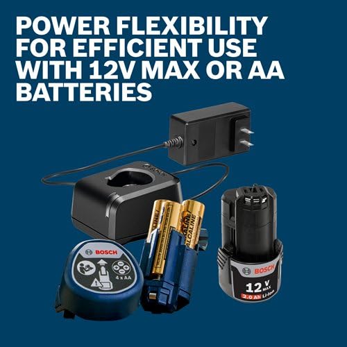 BOSCH GCL165-82CGL 12V Max Connected Green-Beam Cross-Line Laser with Plumb Points, Bluetooth, IP65 Durability, 125 Ft Range, VisiMax Technology, Includes 12V Battery & Charger and Magnetic Mount - Image 4