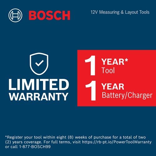 BOSCH GCL165-82CGL 12V Max Connected Green-Beam Cross-Line Laser with Plumb Points, Bluetooth, IP65 Durability, 125 Ft Range, VisiMax Technology, Includes 12V Battery & Charger and Magnetic Mount - Image 6