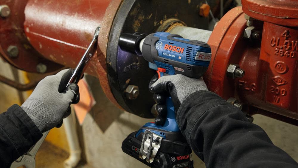 Bosch 18V EC 1/2in Impact Wrench Friction Ring & Thru-Hole (Bare Tool) - Image 6