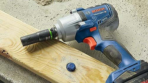 BOSCH 18V Brushless Connected-Ready 1/2 In. Mid-Torque Impact Wrench Kit with Friction Ring and Thru-Hole and (2) CORE18V 4 Ah Batteries - Image 14