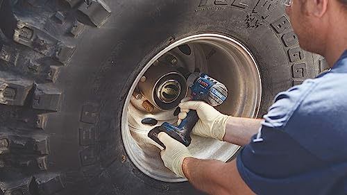 BOSCH 18V Brushless Connected-Ready 1/2 In. Mid-Torque Impact Wrench Kit with Friction Ring and Thru-Hole and (2) CORE18V 4 Ah Batteries - Image 25