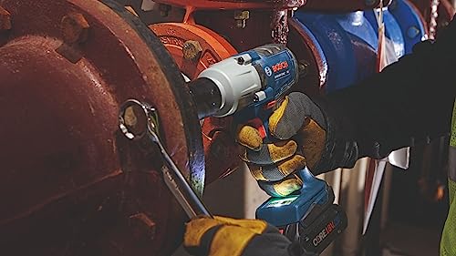 BOSCH 18V Brushless Connected-Ready 1/2 In. Mid-Torque Impact Wrench Kit with Friction Ring and Thru-Hole and (2) CORE18V 4 Ah Batteries - Image 39