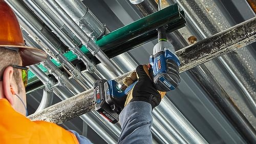 BOSCH 18V Brushless Connected-Ready 1/2 In. Mid-Torque Impact Wrench Kit with Friction Ring and Thru-Hole and (2) CORE18V 4 Ah Batteries - Image 7