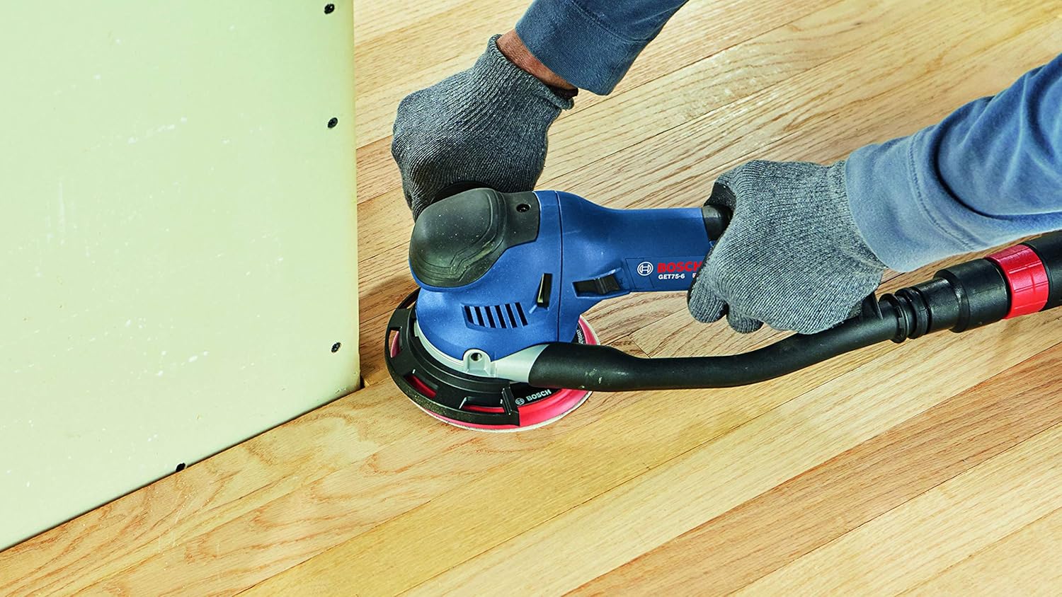 BOSCH GET75-6N Electric Orbital Sander, Polisher - 7.5 Amp, Corded, 6 Inch Disc Size - Dual-Mode: Random Orbit & Turbo - Image 4