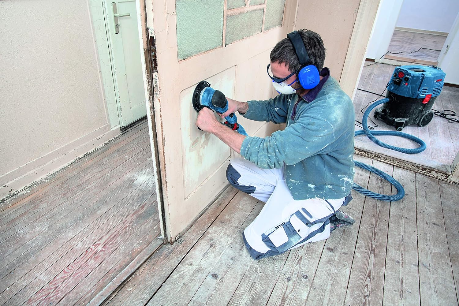 BOSCH GET75-6N Electric Orbital Sander, Polisher - 7.5 Amp, Corded, 6 Inch Disc Size - Dual-Mode: Random Orbit & Turbo - Image 9