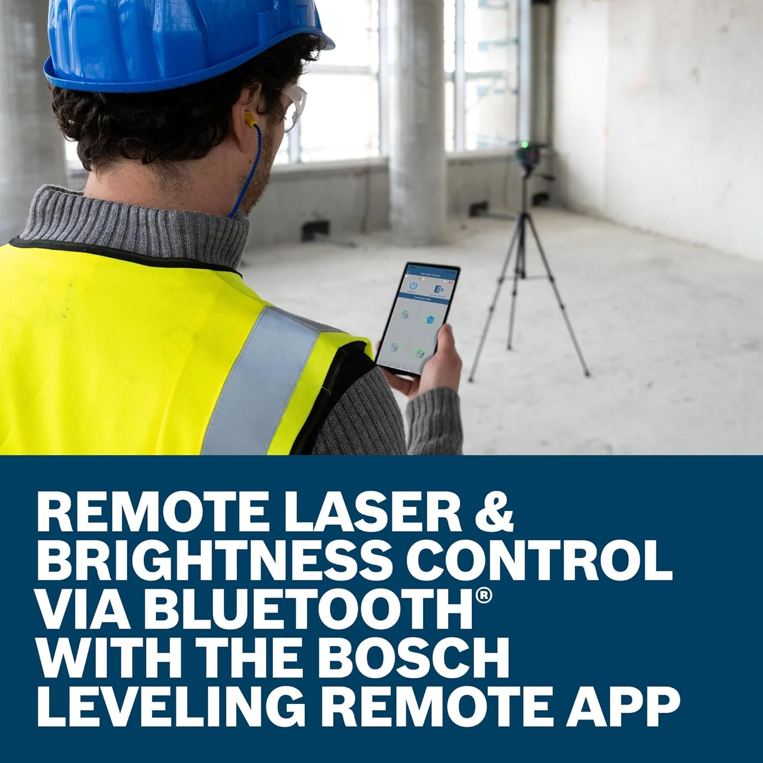 BOSCH GLL330-42CGL 12V Max 360⁰ Bluetooth Connected Green-Beam Three-Plane Laser Kit - Includes 12V Battery, Charger, Mount, Clip, Target Plate, Case - Image 7