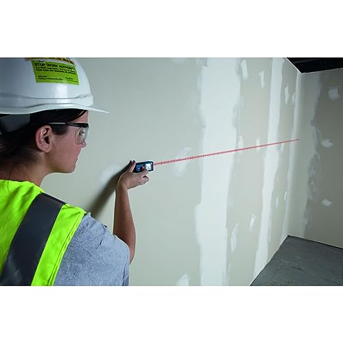 BOSCH GLM165-40 Blaze 165 Ft Laser Distance Measure, Includes 2 AAA Batteries, Hand Strap, Target Cards, & Pouch - Image 10