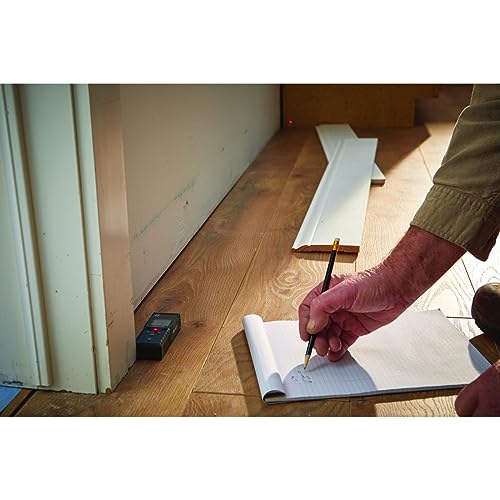 BOSCH GLM165-40 Blaze 165 Ft Laser Distance Measure, Includes 2 AAA Batteries, Hand Strap, Target Cards, & Pouch - Image 8