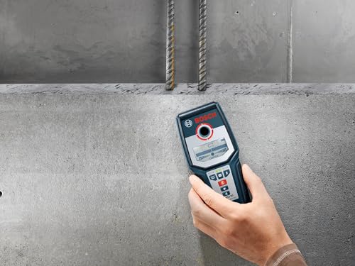 BOSCH GMS 120 Wall Scanner with Modes for Wood, Metal, and Live Wiring, Includes 9V Battery, Hand Strap, & Pouch - Image 10