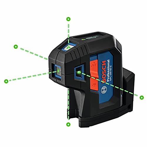 BOSCH 125ft 5-Dots Point Alignment Laser Level 360 With Integrated Magnetic Mount