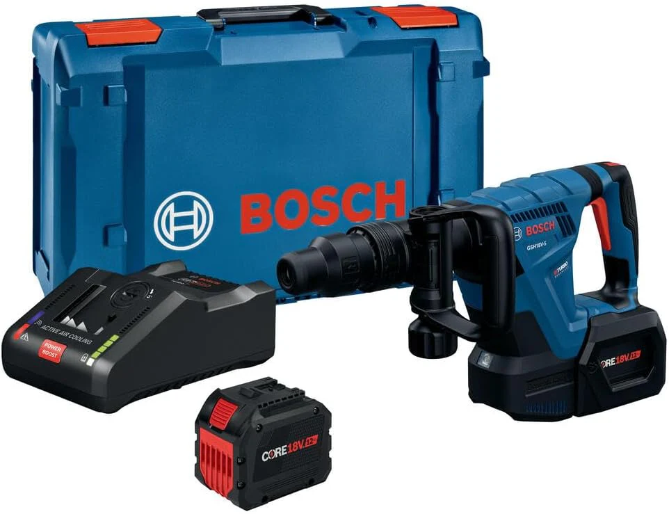 BOSCH GSH18V-5L212 PROFACTOR 18V SDS-max Demolition Hammer with L-Boxx-2 and (2) 12 Ah PROFACTOR Batteries - Image 2