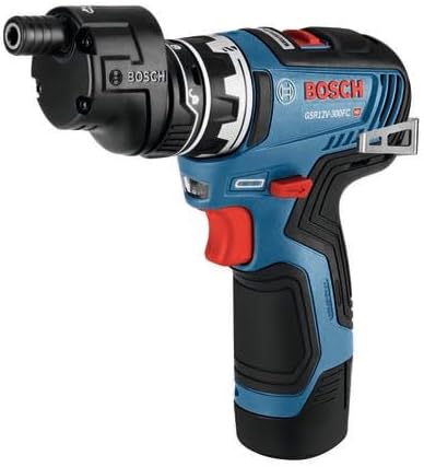 BOSCH GSR12V-300FCB22 12V Max EC Brushless Flexiclick 5-In-1 Drill/Driver System with (2) 2 Ah Batteries Starter-Kit - Image 8