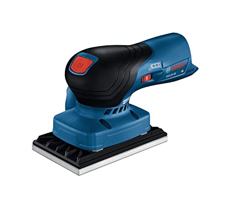 BOSCH GSS12V-40N 12V Max Brushless Orbital Finishing Sander With Dust Bag, 1/4 and 1/3 Sheet (Bare Tool)