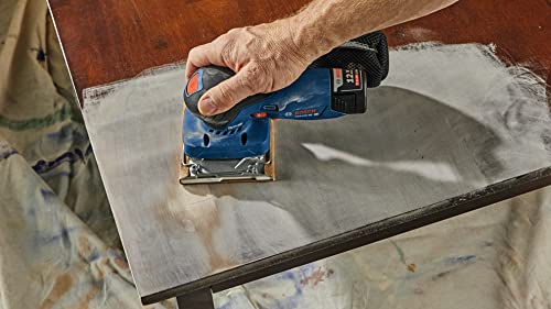 BOSCH GSS12V-40N 12V Max Brushless Orbital Finishing Sander With Dust Bag, 1/4 and 1/3 Sheet (Bare Tool) - Image 16