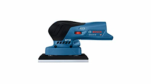 BOSCH GSS12V-40N 12V Max Brushless Orbital Finishing Sander With Dust Bag, 1/4 and 1/3 Sheet (Bare Tool) - Image 3