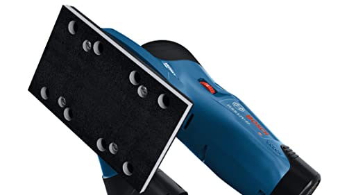 BOSCH GSS12V-40N 12V Max Brushless Orbital Finishing Sander With Dust Bag, 1/4 and 1/3 Sheet (Bare Tool) - Image 7