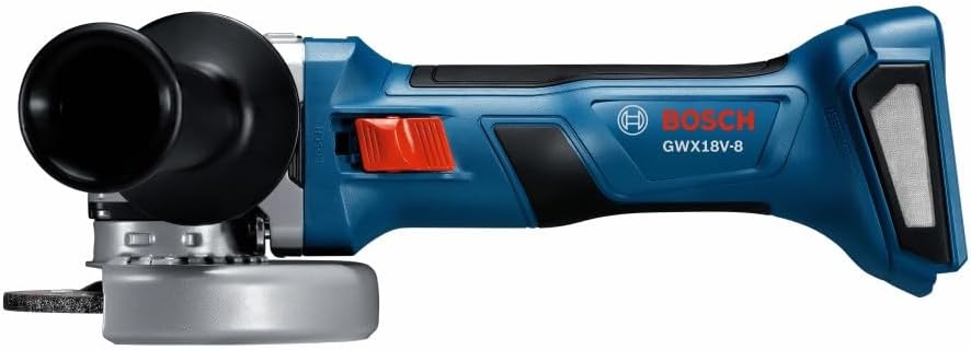 BOSCH GWX18V-8N 18V X-LOCK Brushless 4-1/2 Inch Angle Grinder with Slide Switch, Tool-free Disc Swap (Bare Tool) - Image 5