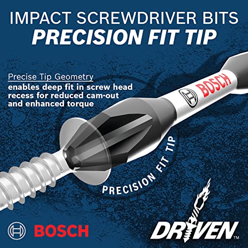 BOSCH ITDPH2215 15-Pack 2 In. Driven Phillips #2 Impact Tough Screwdriving Power Bits - Image 6