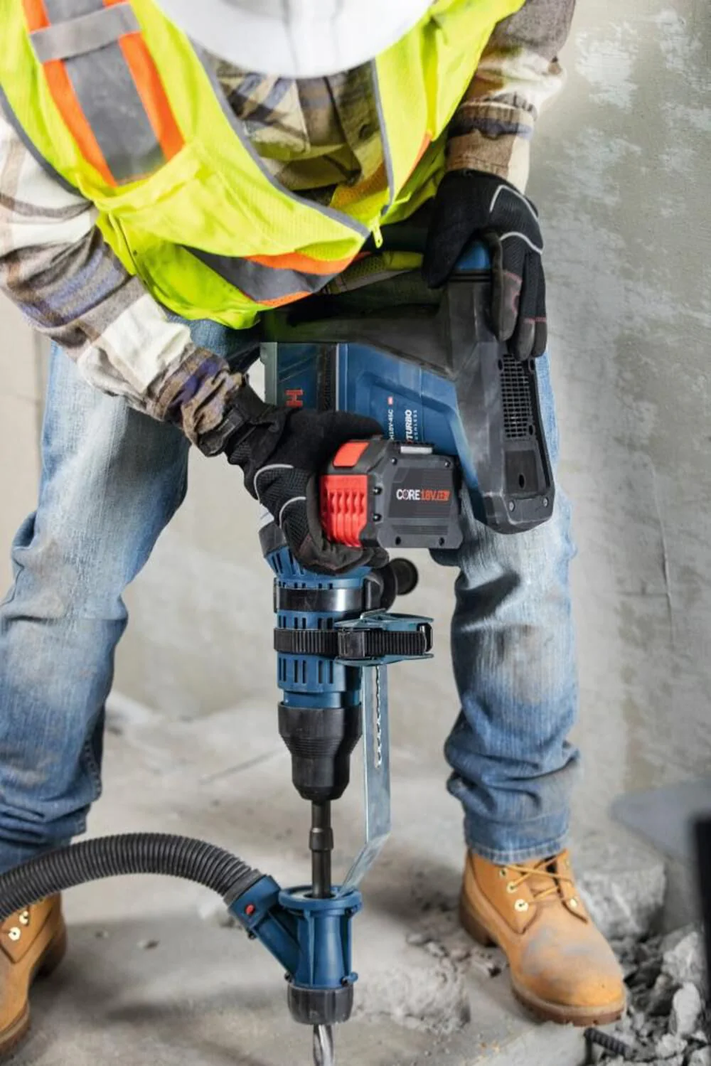 Bosch PROFACTOR 18V Hitman Connected Ready SDS max 1-7/8 In. Rotary Hammer Kit - Image 8