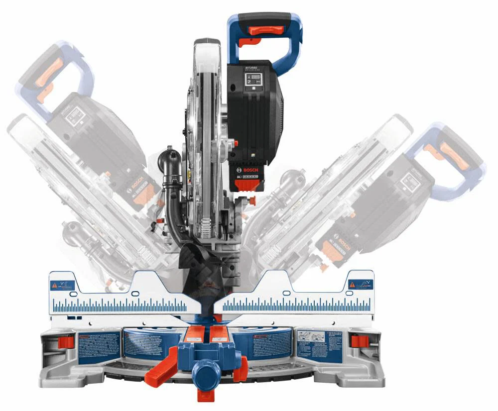 Bosch PROFACTOR 18V Surgeon 12in Dual Bevel Glide Miter Saw Kit - Image 3