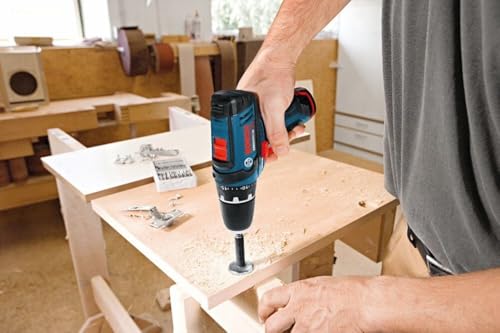 BOSCH PS31-2A 12V Max 3/8 Inch Drill/Driver Kit with (2) 2 Ah Batteries and Charger, Variable Speed - Image 7