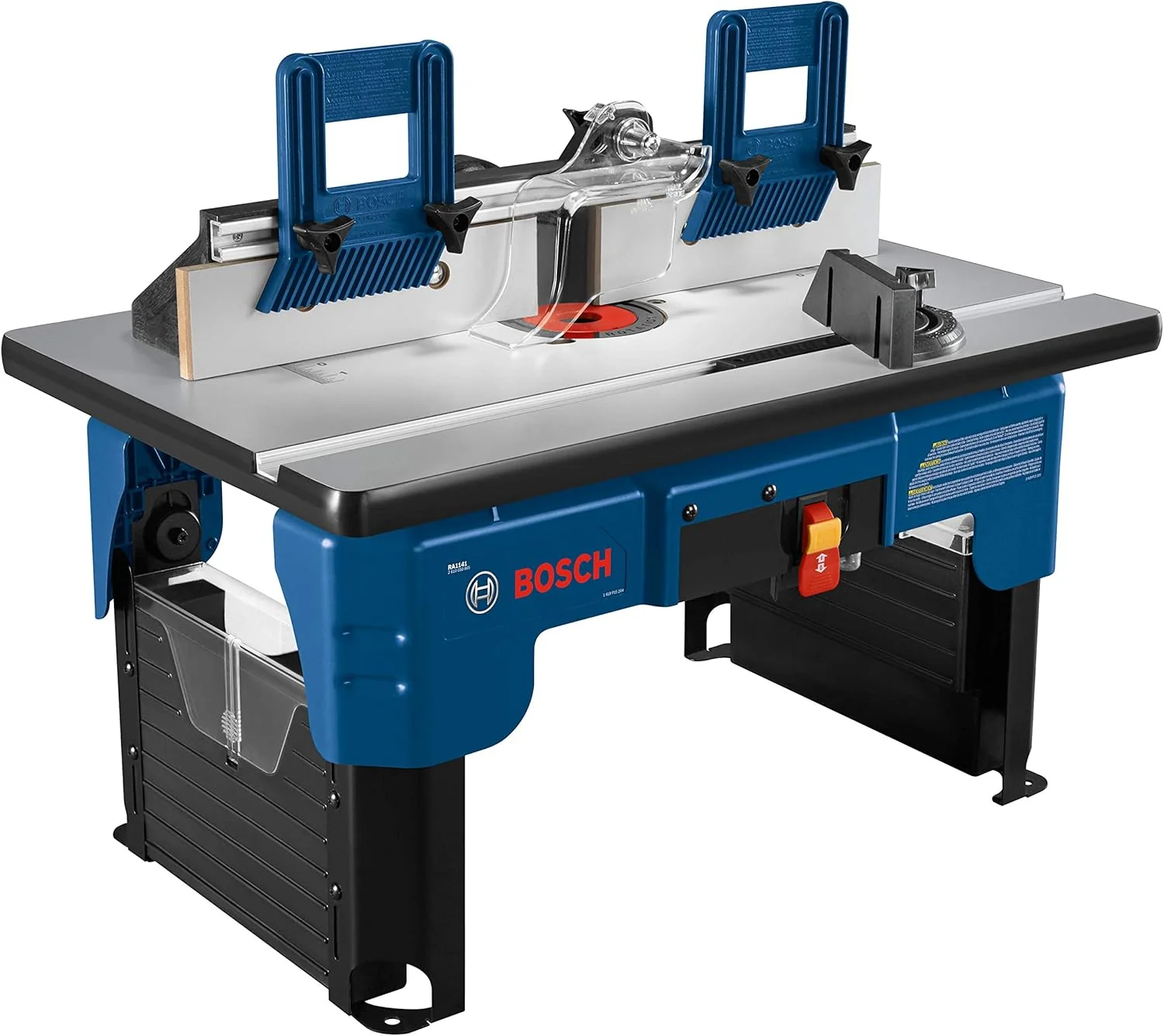 BOSCH RA1141 26 in. x 16-1/2 in. Laminated MDF Top Portable Jobsite Router Table with 2-1/2 in. Vacuum Hose Port - Image 2