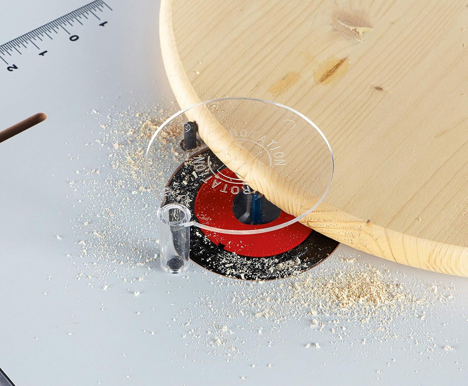 BOSCH RA1141 26 in. x 16-1/2 in. Laminated MDF Top Portable Jobsite Router Table with 2-1/2 in. Vacuum Hose Port - Image 5